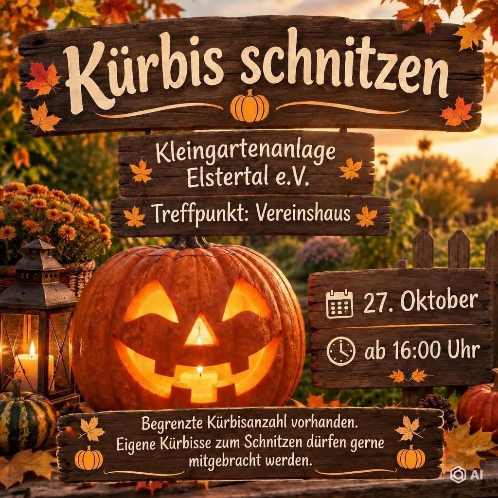 Kürbis schnitzen